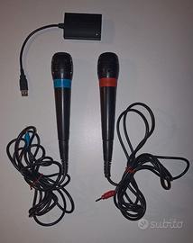 Set due microfoni karaoke SingStar PS2