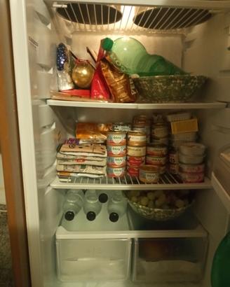 frigo ad incasso nel mobile marca Ariston.