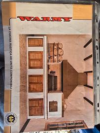 Cucina rustica con forno a legna e barbecue