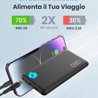 ✅ INIU Power Bank, 10000mAh Ultra Sottile ✅