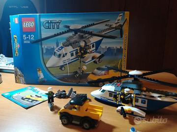 Lego city 3658 elicottero della polizia