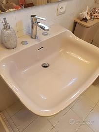 Bagno vintage color rosa antico