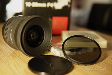 Sigma 10-20 F4-5.6 EX DC HSM (Canon) + 3 Filtri