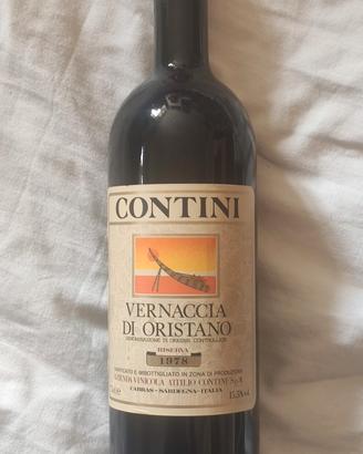 Bottiglia  1978 VERNACCIA DI ORISTANO CONTINI