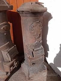 Stufa in ghisa d'epoca