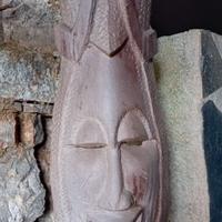 Maschera africana in legno antico