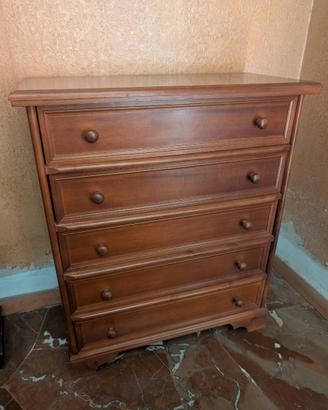 Cassettiera in legno