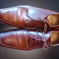 Scarpe Campanile pelle  marroni uomo 71/2