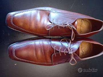 Scarpe Campanile pelle  marroni uomo 71/2