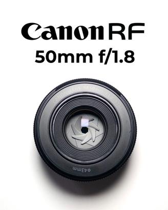 Canon RF 50mm f/1.8 STM per Mirrorless EOS R