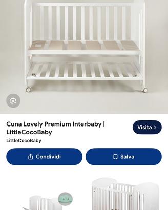 lettino come nuovo