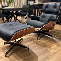 Poltrona E. Lounge Chair PREMIUM - Paliss. / Nero
