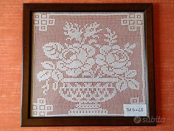 Quadro all’uncinetto 51,5x48