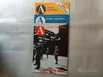 A RIVISTA ANARCHICA - Annata Completa 1980 (9 nume