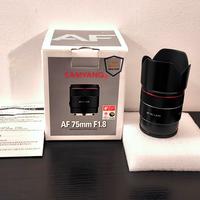 Sony AF 75/1.8 FE  ( Sony Mirrorless) Nuova 