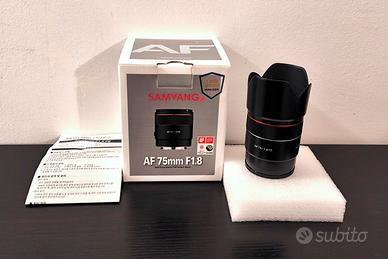 Sony AF 75/1.8 FE  ( Sony Mirrorless) Nuova 