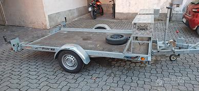 Carrello pianale basculante 750kg