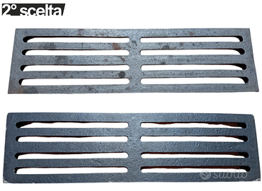 Griglia cenere in ghisa 36,2 x 10 stufe e camini