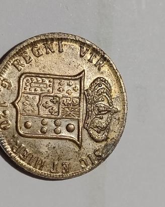 moneta piastra Regno delle due Sicilie 