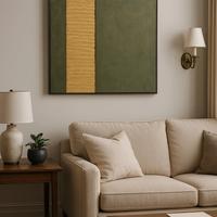 Linea aurite - quadro texture art 50×50 cm