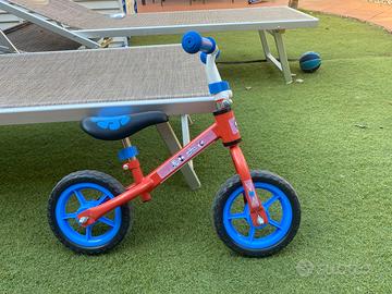 Bicicletta  equilibrio senza pedali Spidey