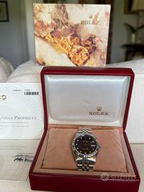 rolex datejust blue jeans diamanti