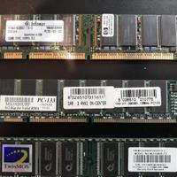 12 memorie ram e cavi collegamento