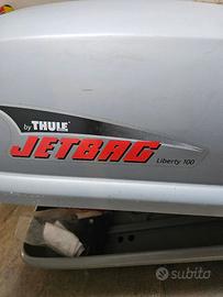 valigione auto + barre + 2 portabiciclette