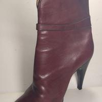 Stivaletti donna 37 pelle bordeaux Mario Valentino