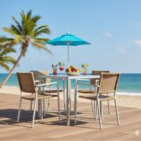 Tavolo da Bar 80 x 80 cm in Metallo quadrato – Mod