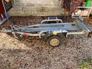 Rimorchio ellebi porta moto