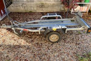 Rimorchio ellebi porta moto