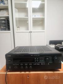 impianto surround yamaha, con casse samsung.