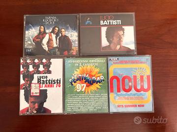 5 album in doppia musicassetta