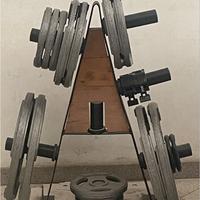 Set dischi in ghisa 150 kg – palestra / home gym