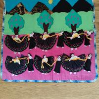 Arazzo etnico peruviano vintage 