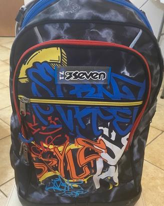 Zaino scuola viaggTrolley Seven per scuola. SEVEN.