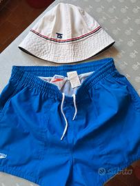 Costume e cappellino di marca, nuovi