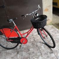 Bicicletta donna con cestino