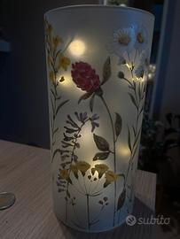 Lampda con lucine led a batteria