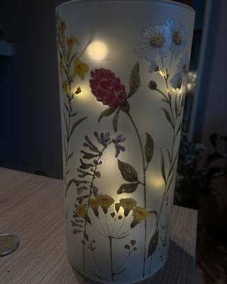 Lampda con lucine led a batteria