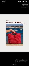 borsa fatta a mano all'uncinetto 