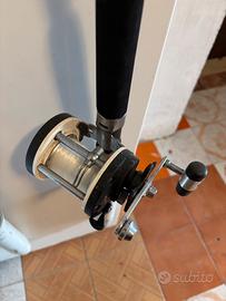 Canna da pesca traina due pezzi