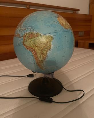 Lampada mappamondo