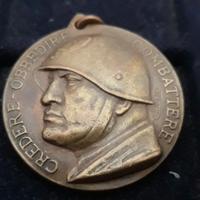 Medaglia CREDERE OBBEDIRE COMBATTERE WW2