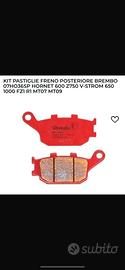 Pastiglie brembo posteriore