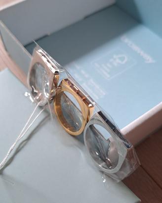 3 anelli Brosway acciaio + Swarovski.