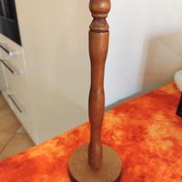 Porta rotolo da cucina in legno