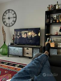 Mobile porta tv +  libreria stile industrial