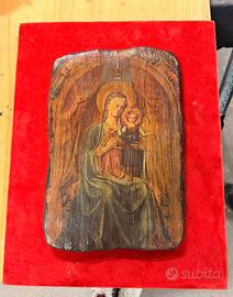 Quadro dipinto su legno a mano
